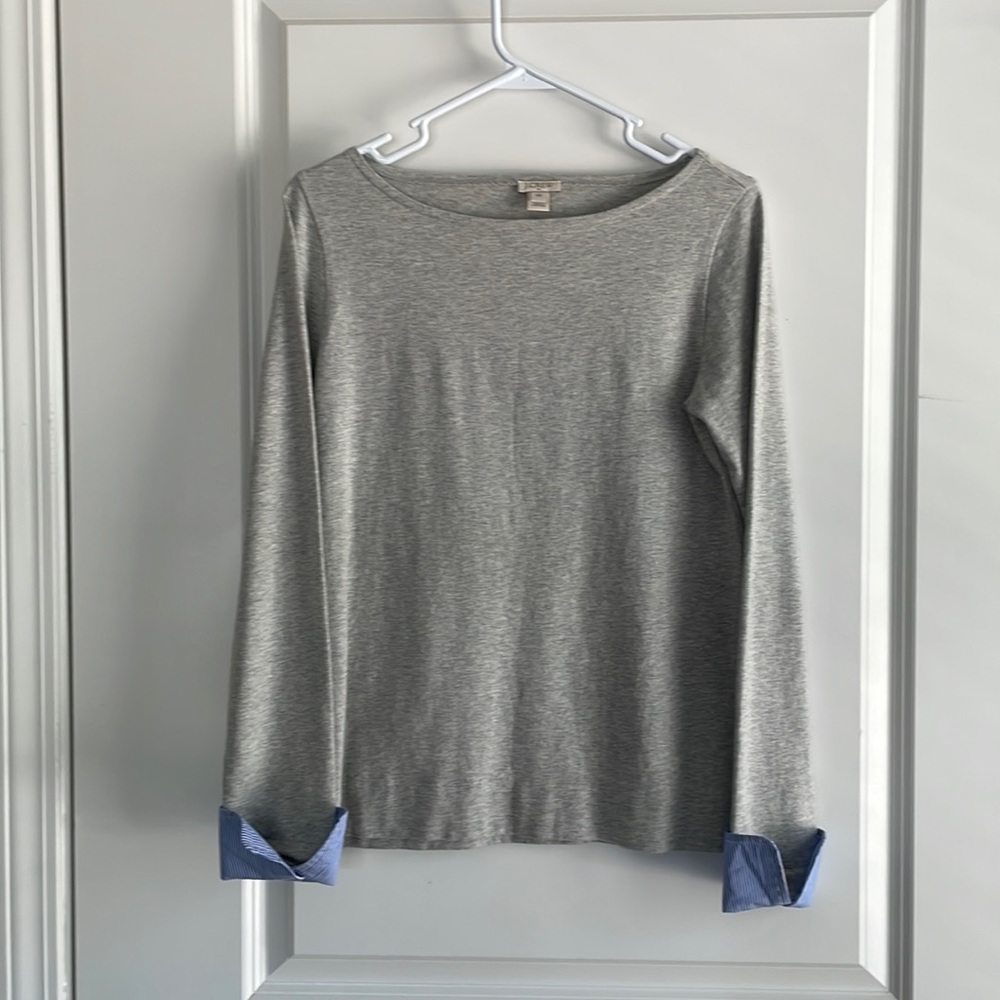 J.Crew long sleeve shirt with detailed cuffs
